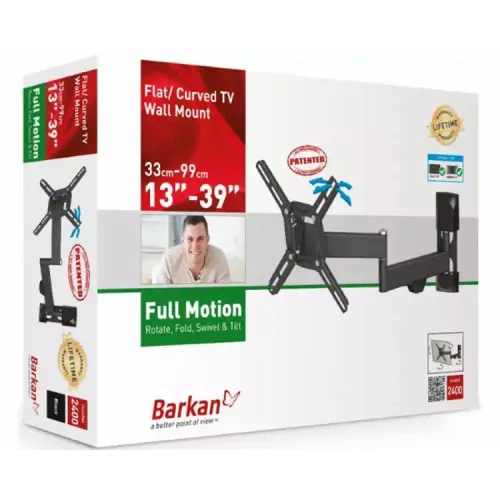 Barkan 2400.B Nosač za TV 13-43/24kg/200x200/tilt slika 2