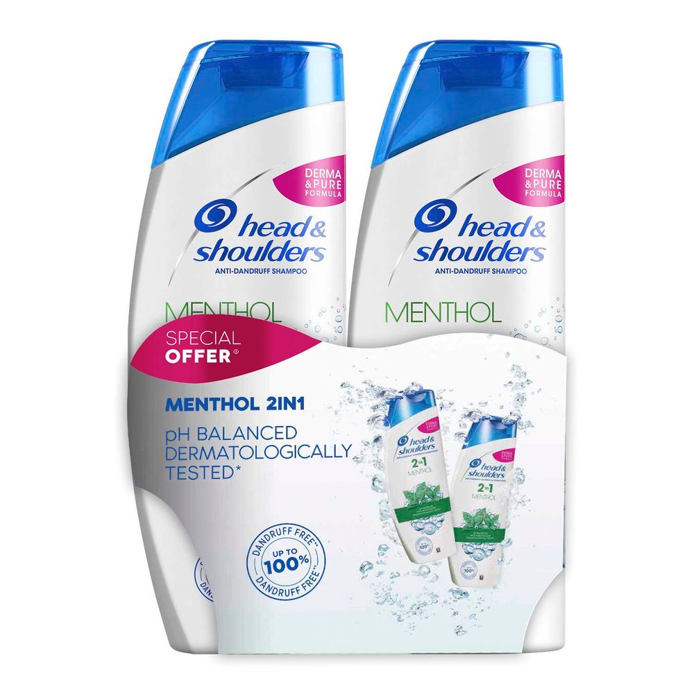 Head & Shoulders šampon za kosu Menthol 2x360ml slika 1