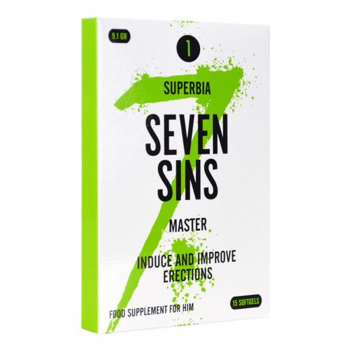 Afrodizijak za muškarce Seven Sins - Master, 15 kom slika 2