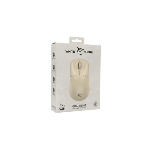 White Shark GM 5014 GRAPHENE, Mouse Beige slika 5