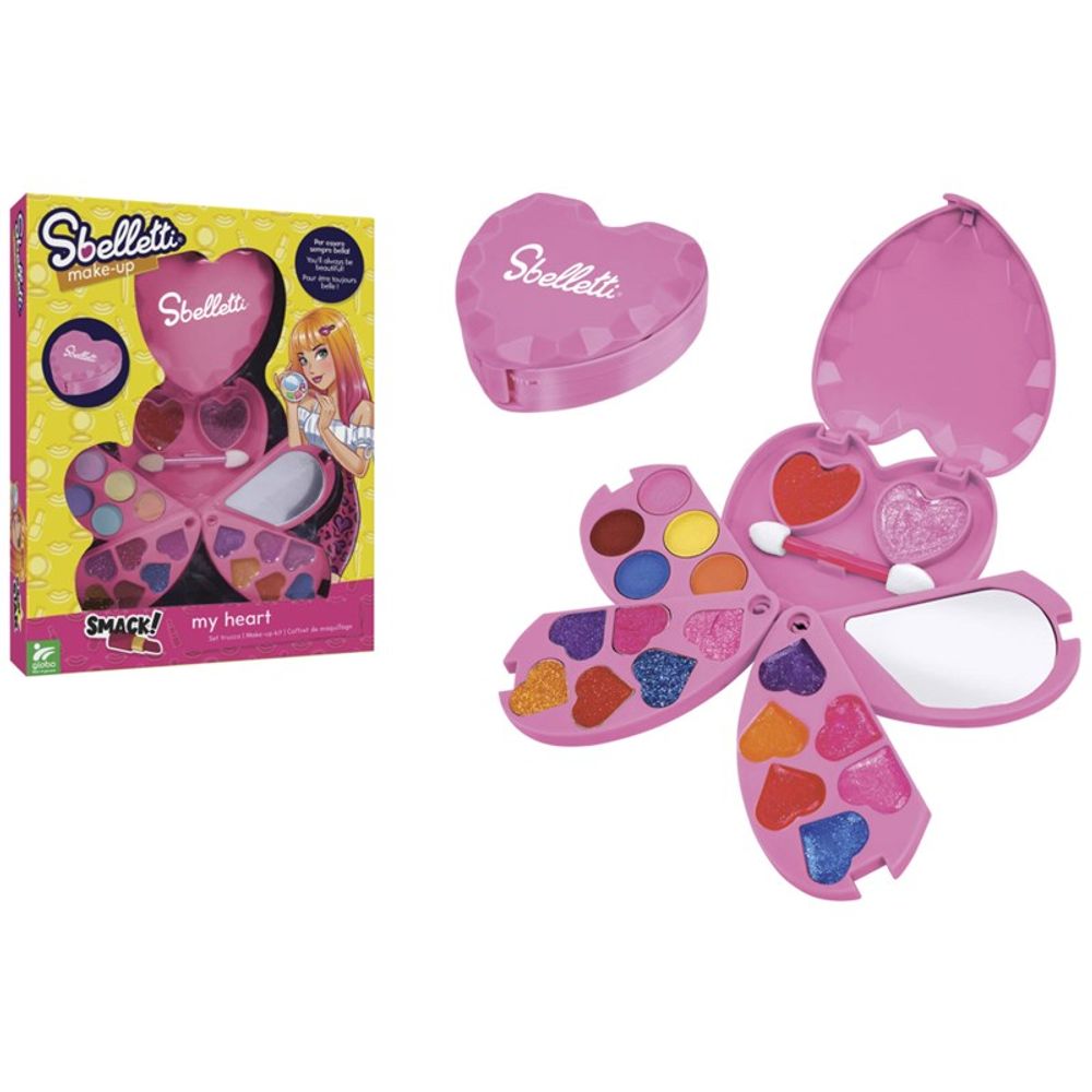 GLOBO Sbelletti Make-Up Kozmetički set u obliku srceta slika 2