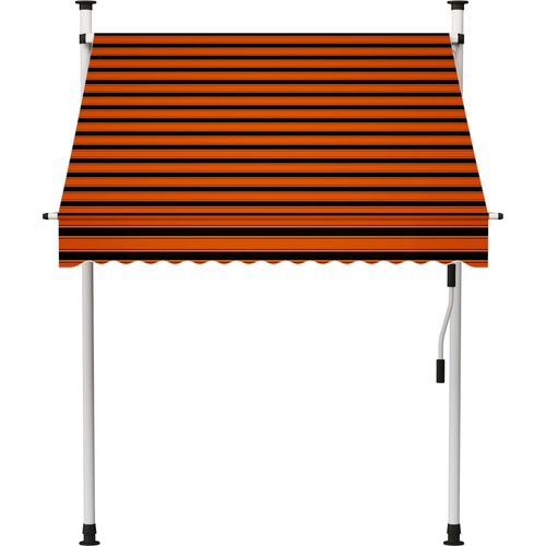 Tenda na ručno uvlačenje 150 cm narančasto-smeđa slika 8