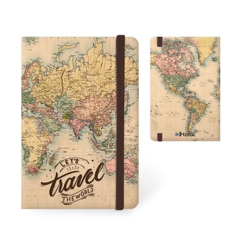 Notes iTotal A5 Let’s travel the world XL1821 slika 1