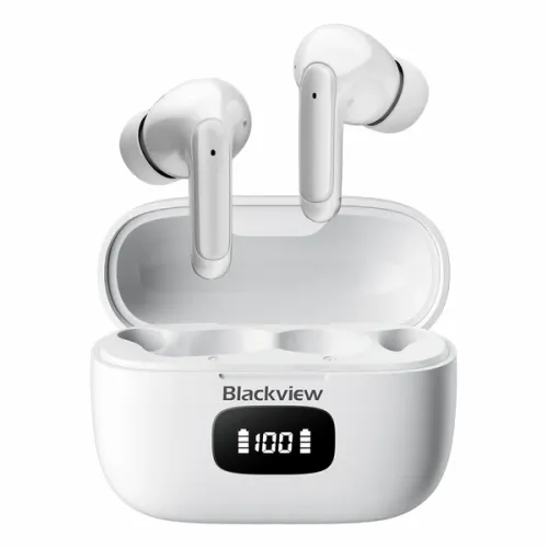 Blackview AirBuds 8 Arctic White/ANC/BT 5.3/Type-C/IPX7 Bubice slika 1