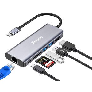 Xwave TIP-C na HDMI/USB3.0/SD/RJ-45/TIP-C/ 6in1 adapter