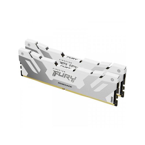 Kingston KF572C38RWK2-32 DDR5 32GB (2x16GB) 7200MHz CL38 DIMM [FURY Renegade] White XMP slika 1