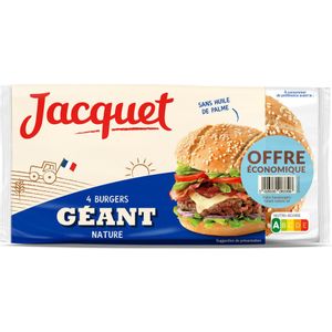 Jacquet Giant Burger Sezam X4 330g