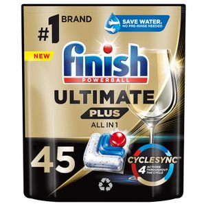 Finish Ultimate Plus kapsule za strojno pranje posuđa 45 komada