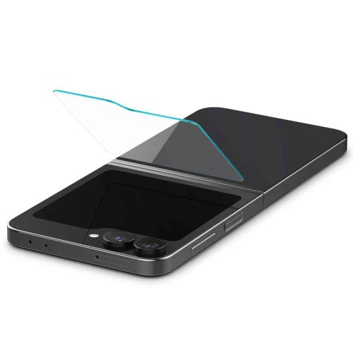 Spigen - Glas.tR EZ-FIT (2 kom) kaljeno staklo AGL07972 za Samsung Galaxy Z Flip6 - prozirno slika 4