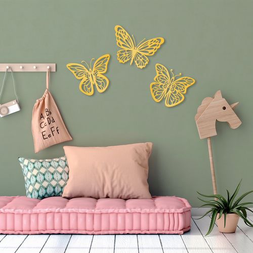 Wallity Metalna zidna dekoracija, Butterflies 4 slika 1