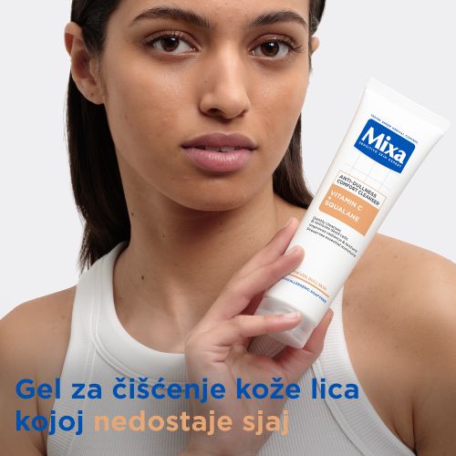 Mixa gel za čišćenje lica protiv umornog izgleda kože​ slika 3