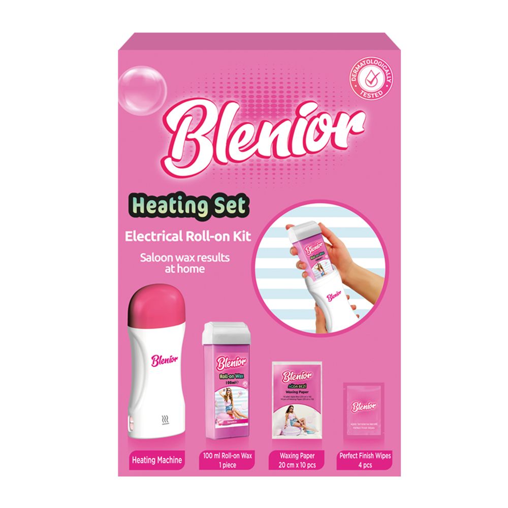 Blenior Set za depilaciju sa grijačem slika 2