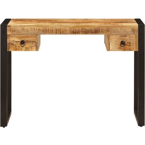Radni stol s 2 ladice od masivnog drva manga 110 x 50 x 77 cm slika 20