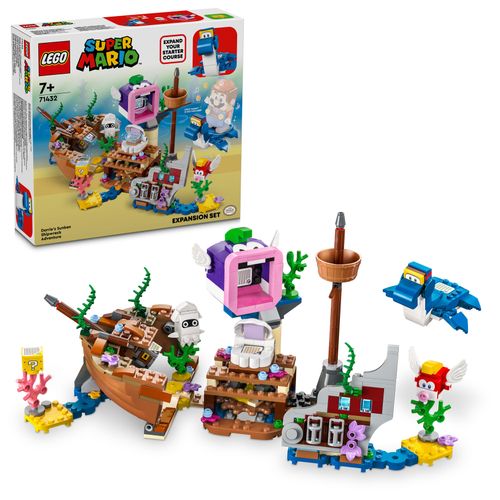 LEGO® SUPER MARIO™ 71432 Dorrie u podvodnoj pustolovini na olupini – proširena staza slika 3