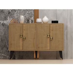 Ahart - Sapphire Oak, Gold Sapphire Oak
Gold Console