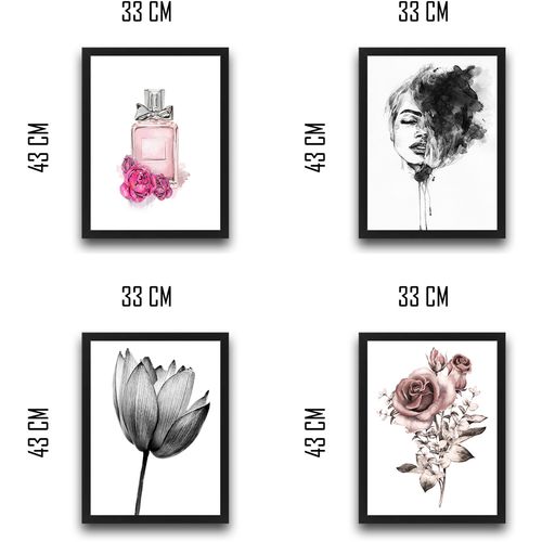 Wallity Uokvirena slika (4 komada), Parfume Set slika 3