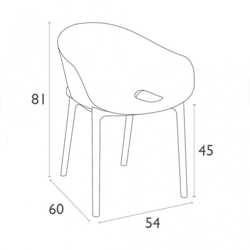 Dizajnerske stolice — CONTRACT • 4 kom. slika 16