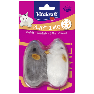 Vitakraft igračka za mačke Miševi pliš i piskavac 9cm 2kom