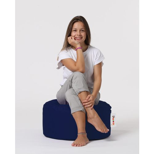 Atelier Del Sofa Vrtni tabure, Round Pouf - Dark Blue slika 3