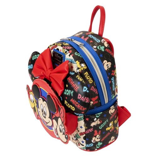 Loungefly Disney Classic Mickey i Prijatelji Ruksak + Traka za Glavu slika 3