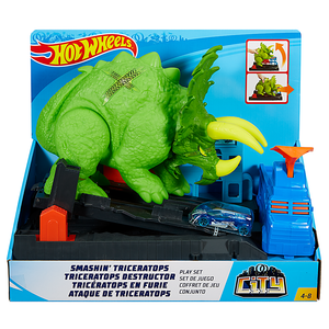 Hot Wheels Triceratops set