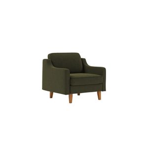 Fotelja Robin 1 - boje: uljano zelena orah