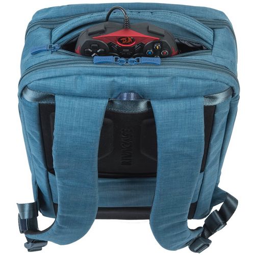 Ruksak RivaCase 17.3" Biscayne 8365 Blue carry-on laptop backpack slika 8