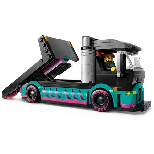 Playset Lego 60406 Race Car and car carrier truck slika 6