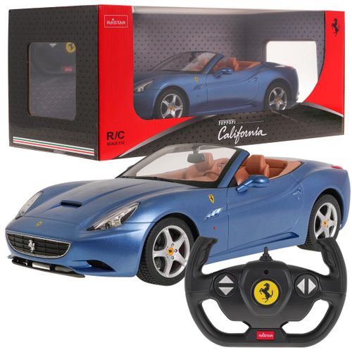 Licencirani auto na daljinsko upravljanje 1:12 Ferrari California RASTAR - plavi slika 9