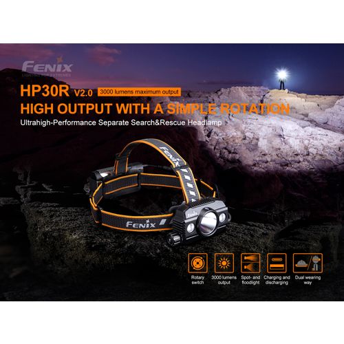 Fenix svjetiljka naglavna LED HP30R V2.0 slika 6