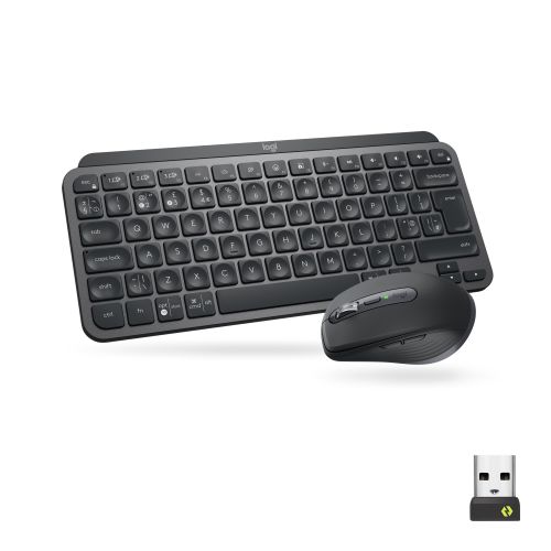 Tast+Mis USB Wireless Logitech MX Keys Mini Combo For Business-Graphite US slika 1