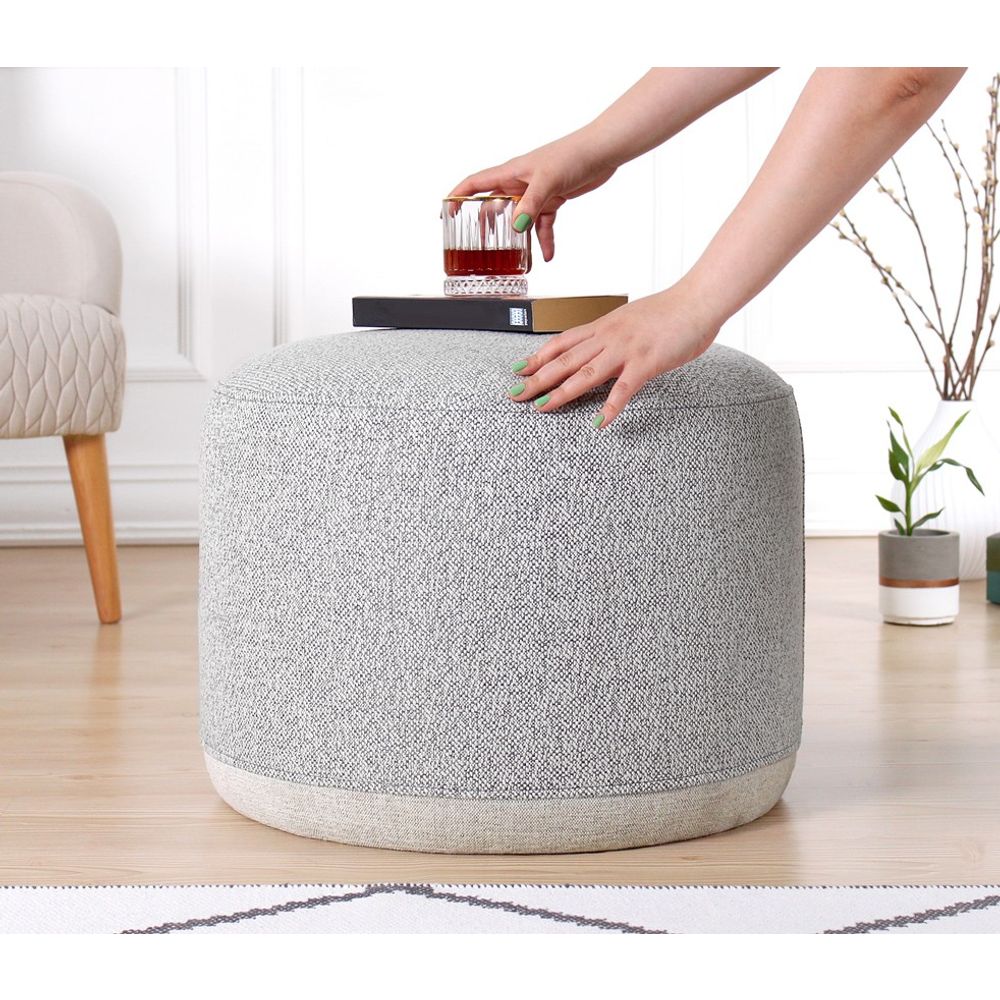 Cedre - Svijetlo Sivi Pouf slika 3