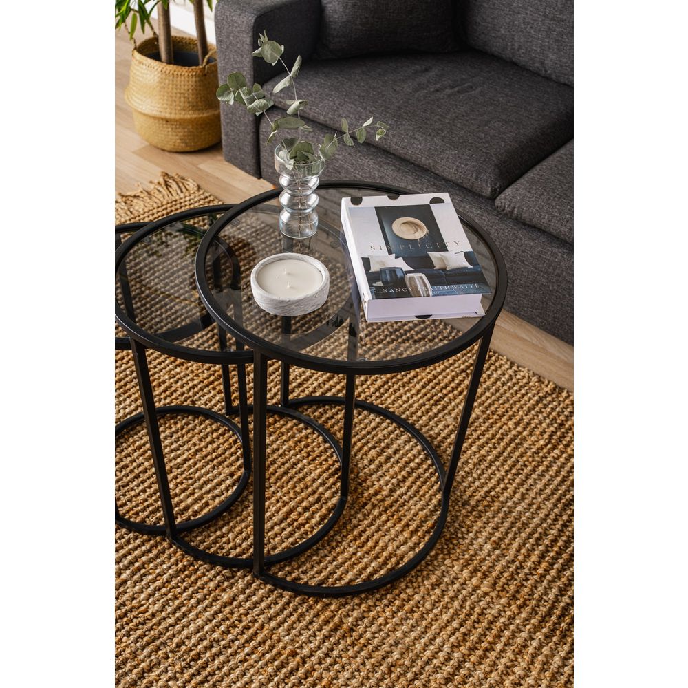 Alya - Crni Nesting Sto (3 Komada) slika 3