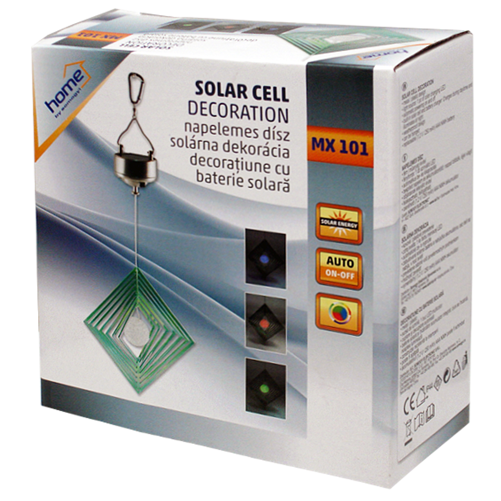 home Solarna vrtna rasvjeta, viseći ukras, 250 mAh - MX 101 slika 2