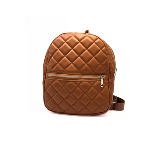 ILEA Ženski ruksak Topstitch, Kamel
