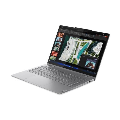 Lenovo Think 21MX0013YA ThinkBook 14 2-in-1 G4 IML Ultra 7 155U (12C/14T, up to 4.8GHz, 12MB), 1x 16GB DDR5, SSD 512GB NVMe, 14.0" WUXGA (1920x1200) Glossy IPS 300n TOUCH, Intel Graphics, WLAN, BT, 1x HDMI, 1x Thunderbolt 4, KybSR BL, FPR, Cam FHD+IR, 2Wx2, 60Wh, Win 11 Pro, 3YW slika 3