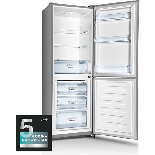 Gorenje RK4161PS4 Kombinovani Frižider, Samootapajući, Širina 55 cm, Visina 161.3 cm, Bela slika 1