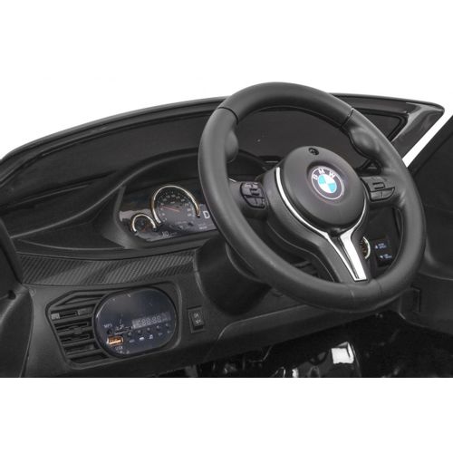 Licencirani auto na akumulator BMW  X6M - crni/lakirani slika 7