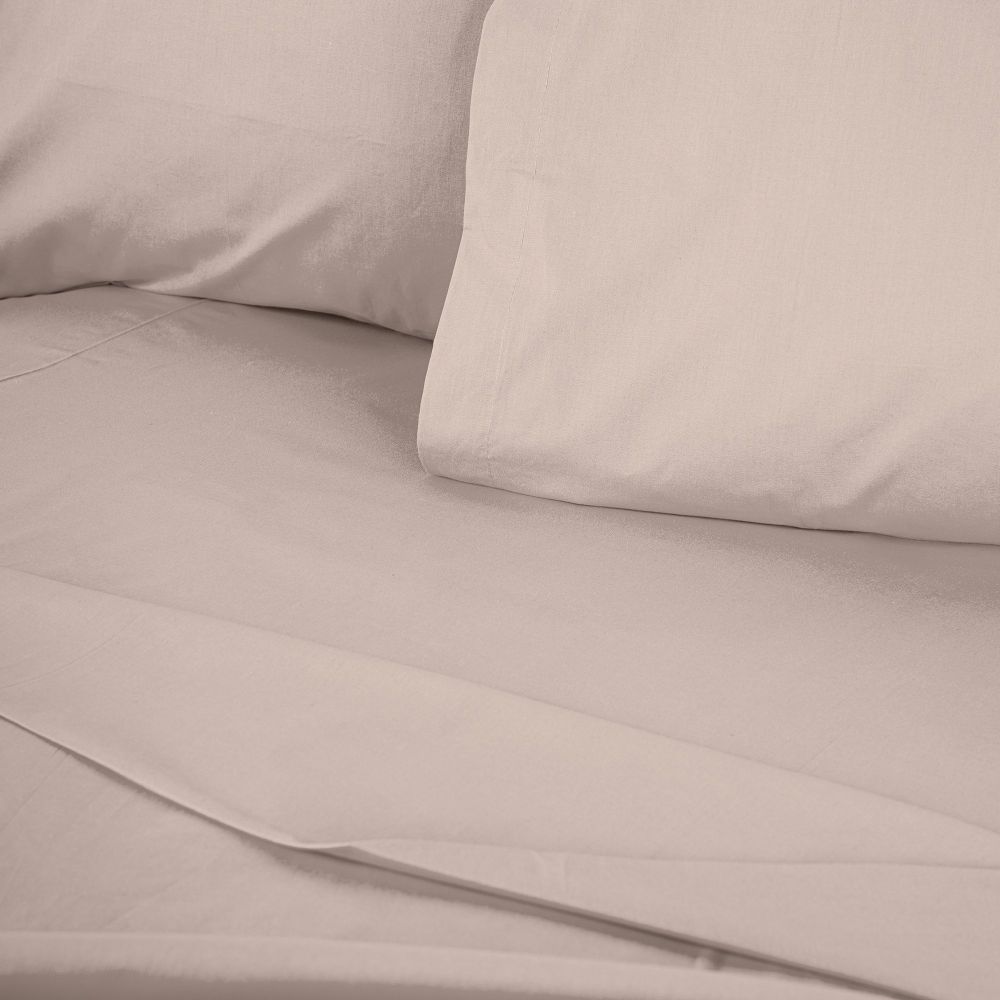 Ranforce super king fitted sheet (FR) (IT) (ES) (DE) Tonne Brune - Youthe, colour: beige slika 3