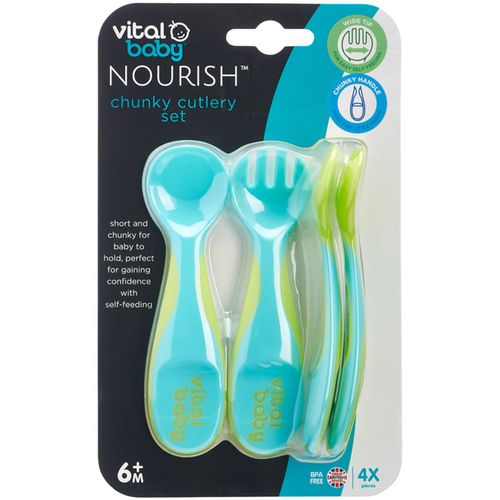 Vital Baby NOURISH pribor za jelo Fizz - 4komada slika 2