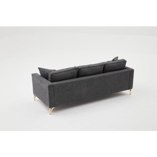 Atelier Del Sofa Trosjed, Antracit Zlato, Berlin - Anthracite, Gold slika 8