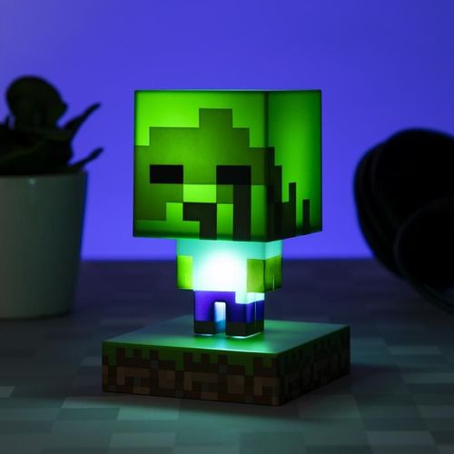 Paladone Zombie Icon Light V2 - Minecraft Svjetiljka slika 1