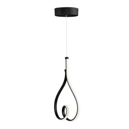 Skylove Black - White Light Black Chandelier slika 5