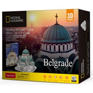 CubicFun CBF210700 3D Puzzle Temple of Saint Sava DS1070h