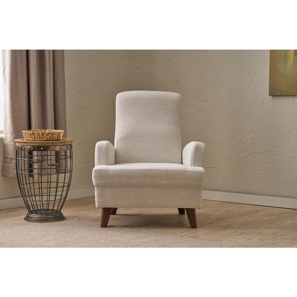 Kana - Kremasti Wing Chair slika 2