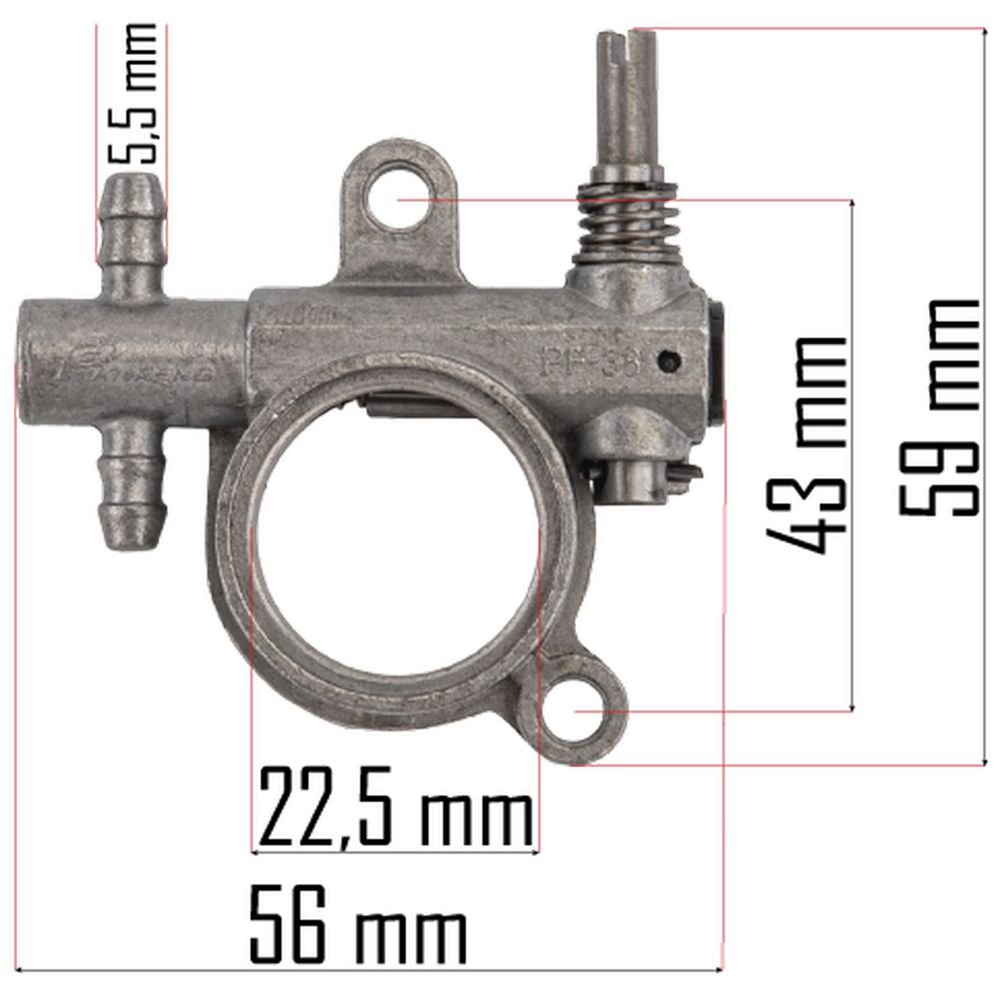ULJNA PUMPA ZA BENZINSKU PILU PM-PSP-2HP-PO slika 4