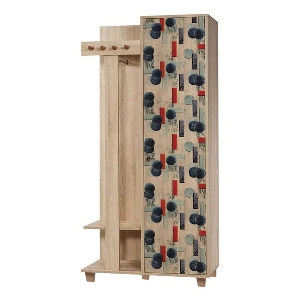Hall Stand Garmanto 90 - 520, boja / nijanse sonoma hrasta slika 5