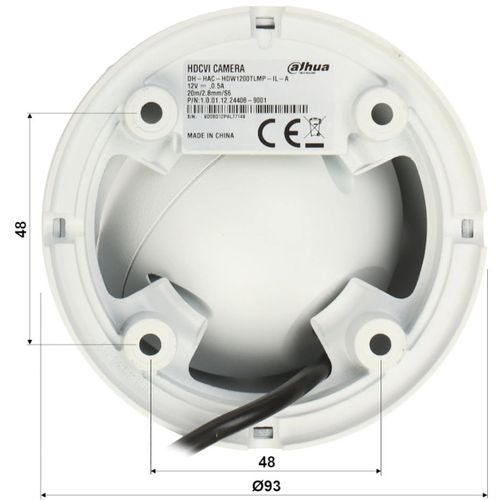 Dahua kamera HAC-HDW1801TLM-IL-A-0360B-S2 2Mpix, HDCVI 3.6mm, Full HD Mic slika 2