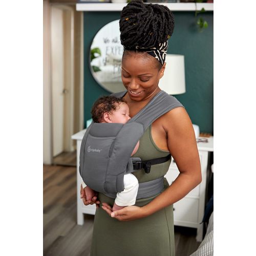 Ergobaby Embrace Soft Air Mesh nosiljka Washed Black slika 31