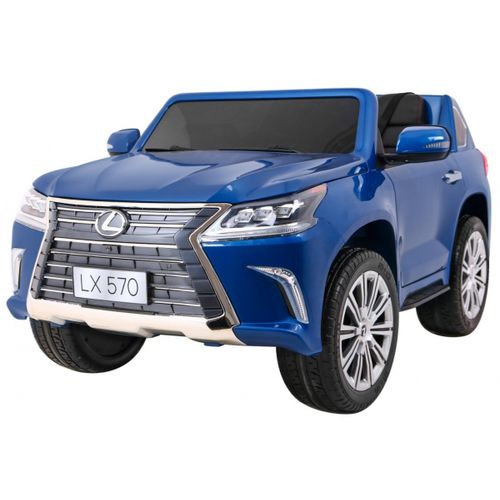 Licencirani auto na akumulator Lexus LX570 4x4 - dvosjed - plavi/lakirani slika 1